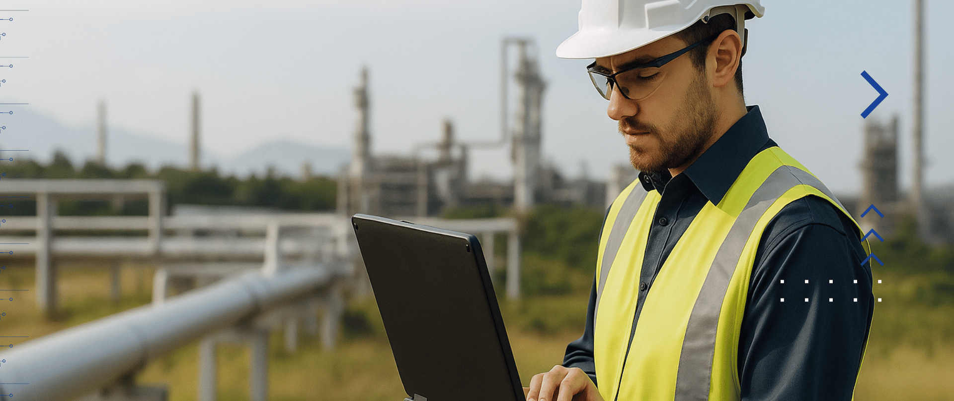 tecnaice-integridad-inspeccion-activos-oil-and-gas-industria-inicio-003 ingeniero inspeccionando oleoducto | TECNA ICE