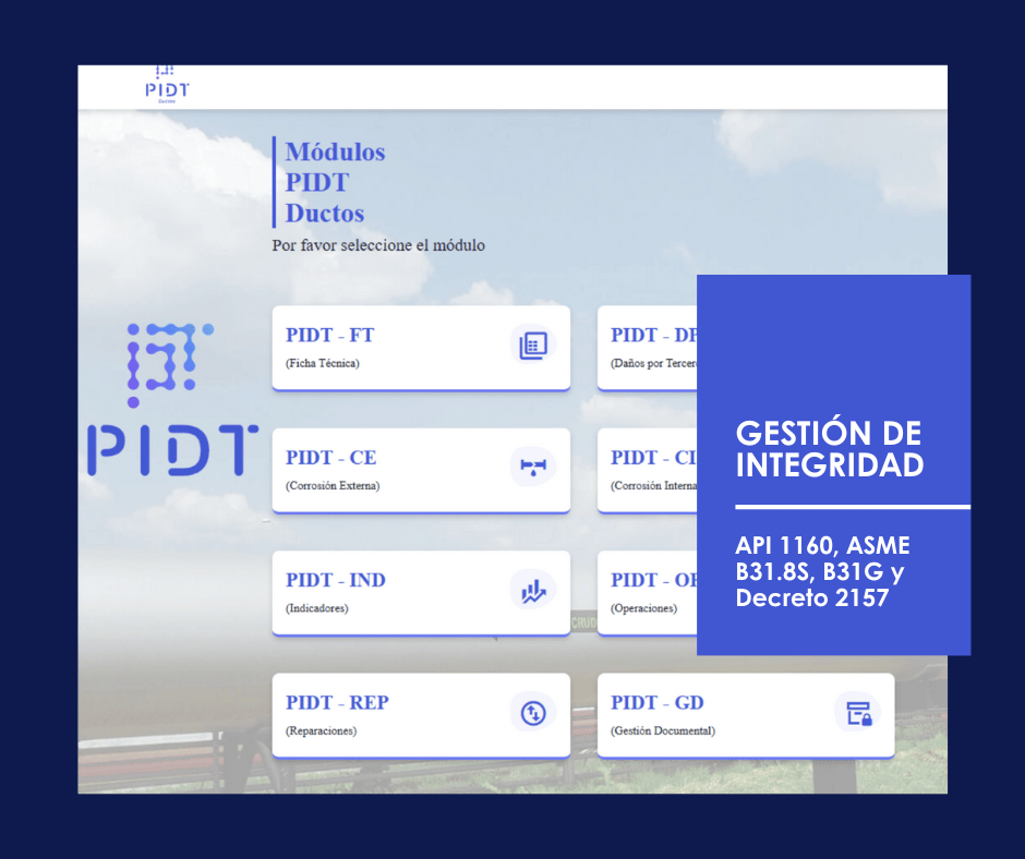 Software de gestión de integridad de ductos | Tecna ICE