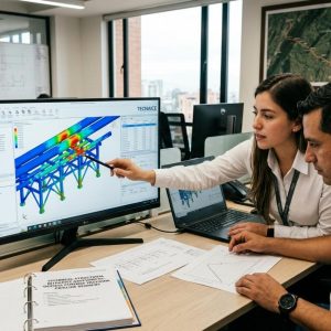 Simulación avanzada de integridad estructural de ductos | Tecnaice.