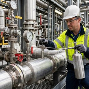Muestreo y análisis de gases industriales para monitoreo de corrosión interna | Tecnaice.