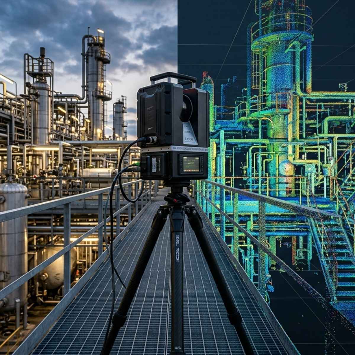 Escaneo LIDAR y digitalización 3D de activos | Tecnaice.