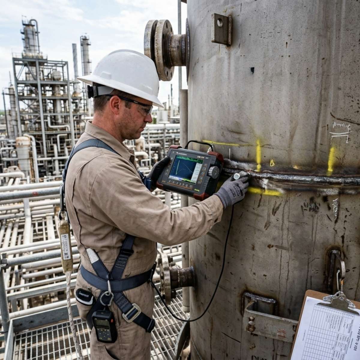 Evaluación técnica de integridad API 510 en recipiente a presión | Tecnaice.
