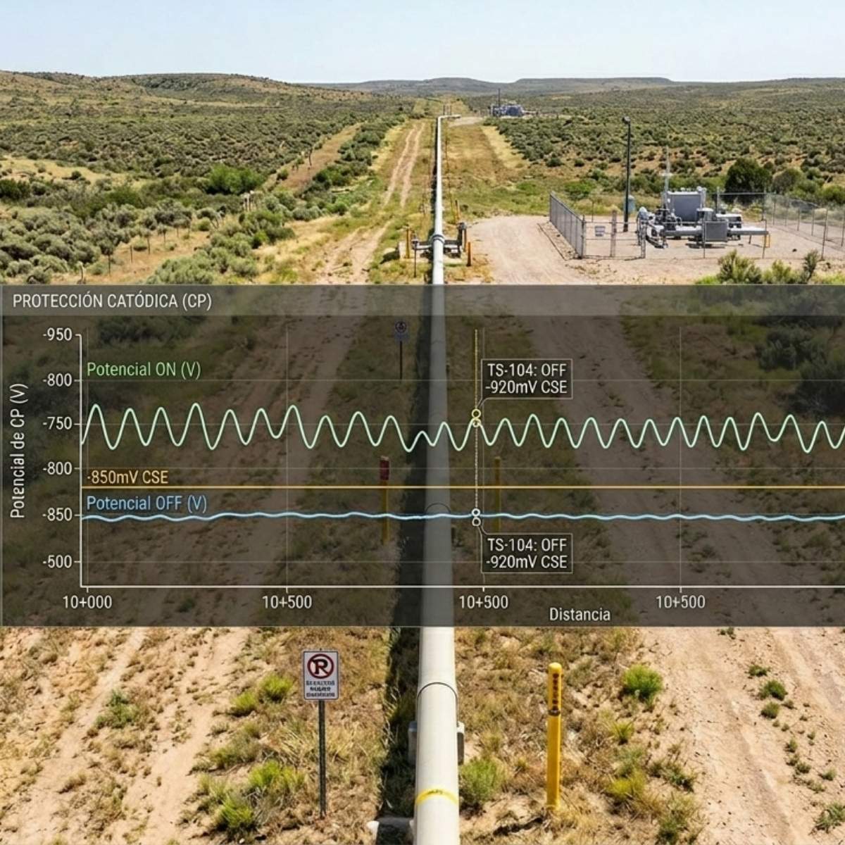 Evaluación, diagnóstico y mantenimiento de sistemas de protección catódica en tuberías de transporte por TECNA ICE.