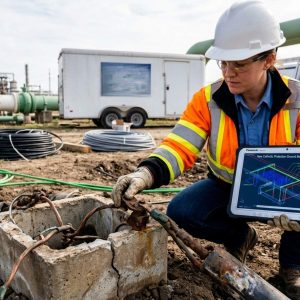Planificación y levantamiento de datos para rehabilitación de protección catódica por TECNA ICE.