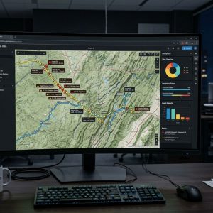 Interfaz analítica web del Sistema de Información Geográfica (SIG) desarrollado para el control de activos industriales por TECNA ICE.